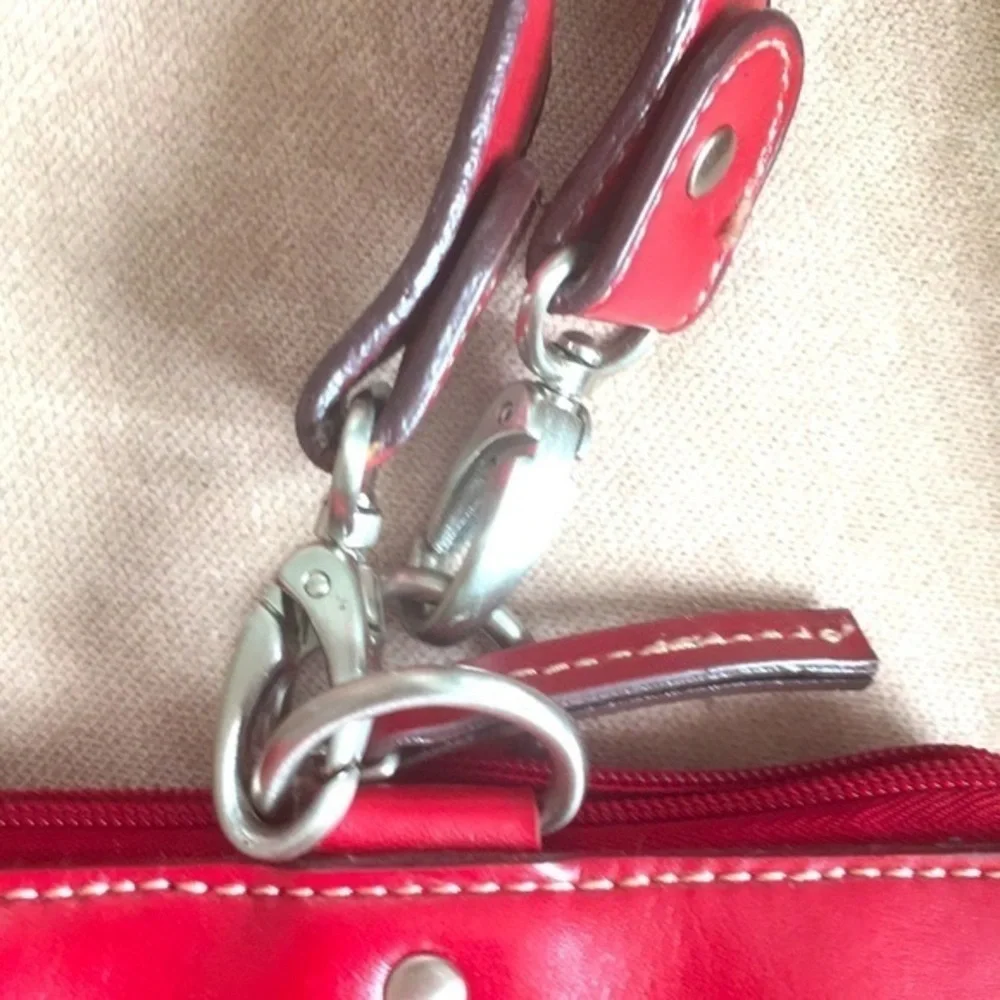 Emilie m. deep red‎ handbag